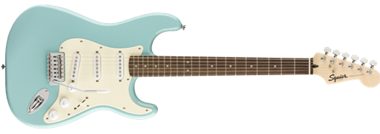 SQUIER BULLET STRAT WITH TREMELO TURQUOISE