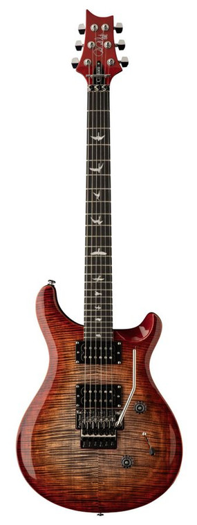 PRS SE Custom 24 Floyd Electric Guitar - Charcoal Cherry Burst