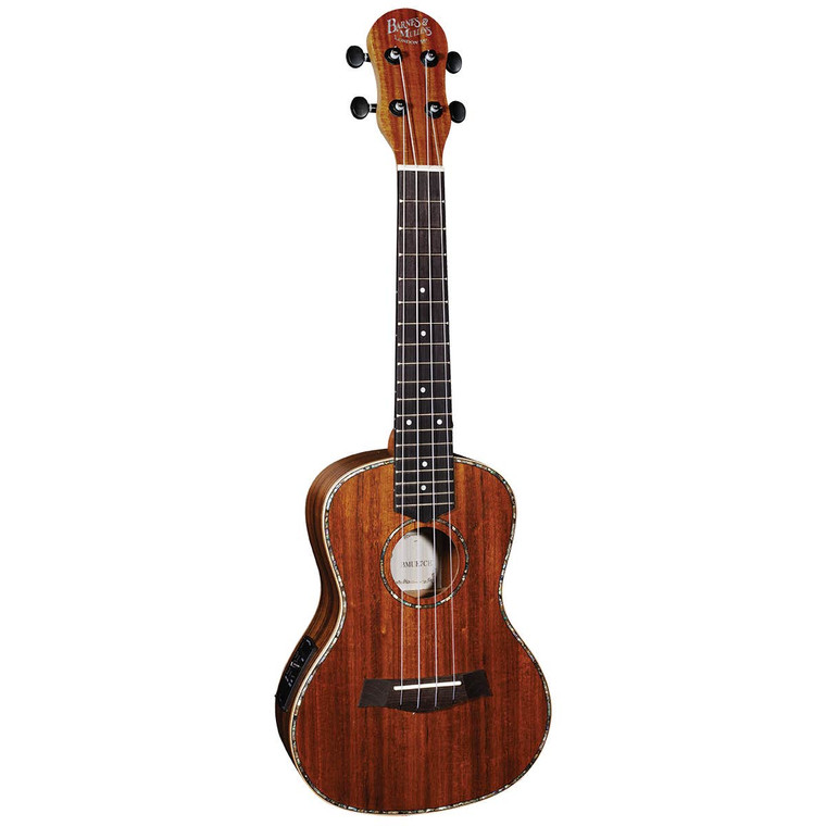 BARNES & MULLINS BWUK7CE Concert Koa Ukelele Guitar World Qld Ph 07 55962588