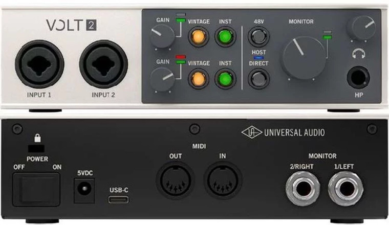 Universal Audio Volt 2 USB-C Audio Interface 