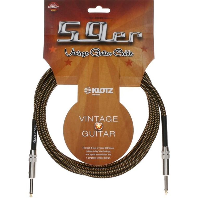 KLOTZ 59ER Vintage Guitar Cable 3 meter 