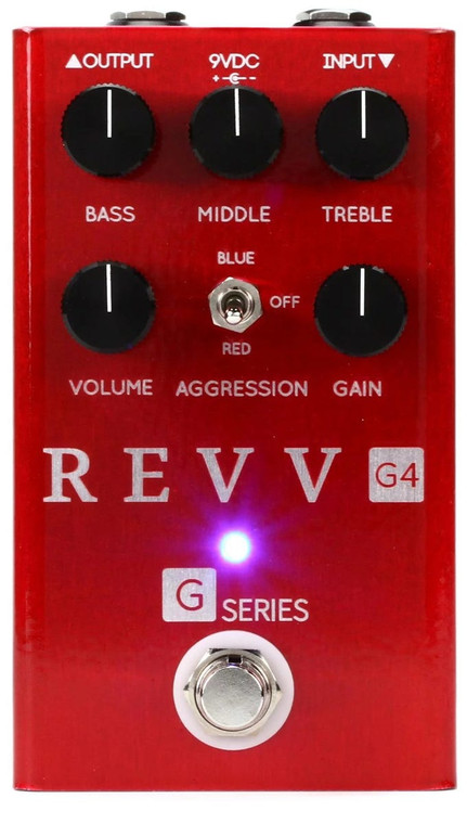 Revv Amplification G4 Red Channel Distortion Pedal Guitar World Qld Ph 07 55962588