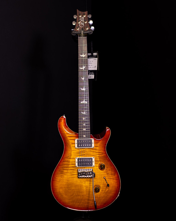 PRS Custom 24 35th Anniversary Pattern Thin Neck - Dark Cherry Burst #9819