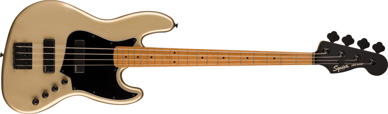 squier 
Contemporary Active Jazz Bass® HH, Roasted Maple Fingerboard, Black Pickguard, Shoreline Gold