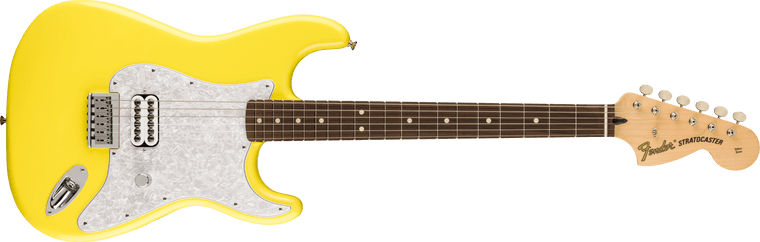 Fender Limited Edition Tom Delonge Stratocaster, Rosewood Fingerboard, Graffiti Yellow 