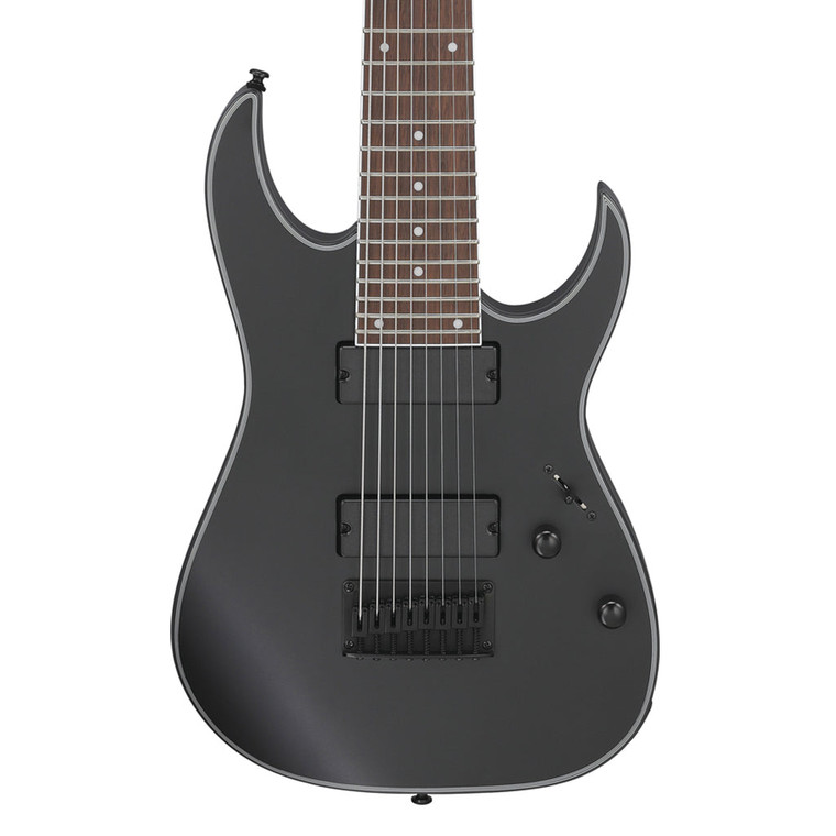 Ibanez RG8EXBKF 8 String Electric Guitar Black Flat