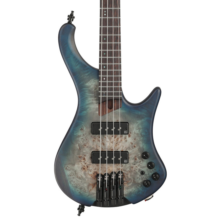 Ibanez EHB1500CTF Headless 4 String Electric Bass Guitar Cosmic Blue Starburst Flat