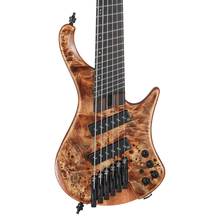 Ibanez EHB1506MSABL Headless 6 String Electric Bass Guitar Antique Brown Stained Low Gloss