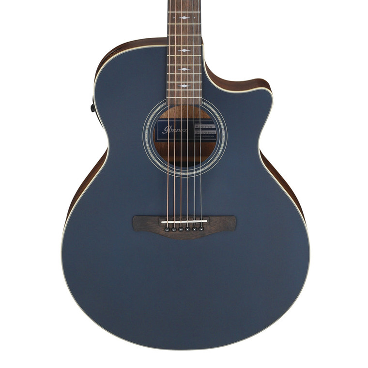Ibanez AE100DBF Electro Acoustic Guitar Dark Tide Blue Flat
