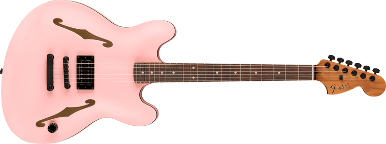 Fender Tom DeLonge Starcaster, Rosewood Fingerboard, Black Hardware, Satin Shell Pink (0262370556) 