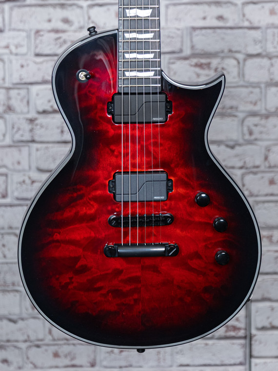 ESP E2 ECLIPSE QM See Thru Black Cherry