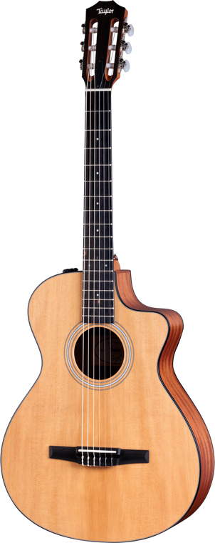 TAYLOR 112CE-N Classical Acoustic-electric Guitar - Natural Sapele  Guitar World Qld Ph 07 55962588