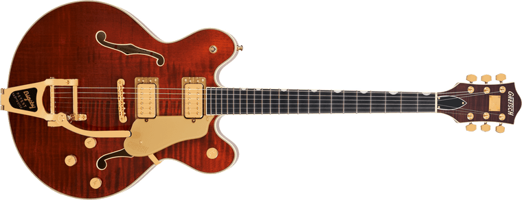 Gretsch Broadkaster® LX Figured Center Block with String-Thru Bigsby® and Gold Hardware