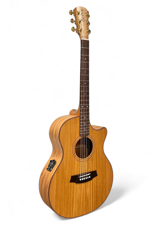 Cole Clark CCSAN2EC-MMAHR Studio GA Acoustic Guitar - African Mahogany (ccan2ec-mmahr) Guitar World Qld