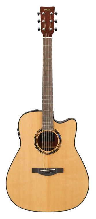 Yamaha TAG1 C Gen2 TransAcoustic Dreadnought Cutaway Acoustic Guitar with Bluetooth - Natural Gloss front view