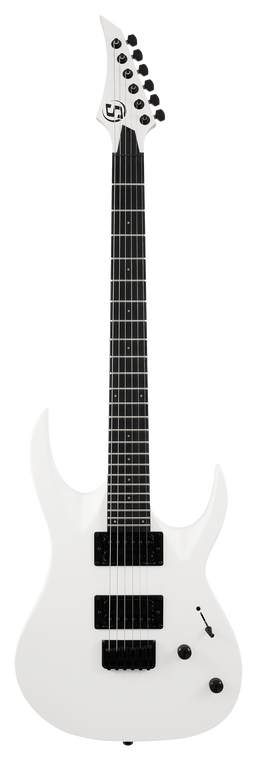 S by Solar AB4.6 Electric Guitar – White Matte — front view