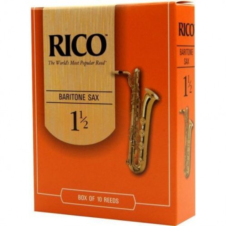 Rico Baritone Sax Reeds, box of 10.