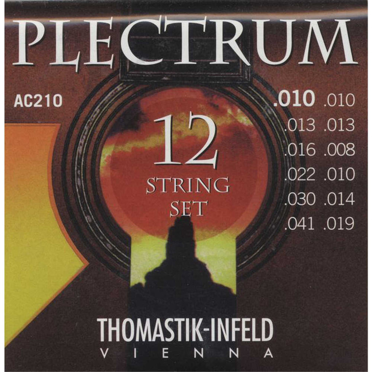 Thomastik, Plectrum, Bronze, Extra, Light, Acoustic, 12-String, Guitar, Strings