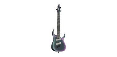 The Ibanez RGD71ALMS BAM Electric Guitar - Black Aurora Burst