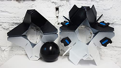 Destiny Ghost Consumed Shell with LED Light, Easy to Change Battery