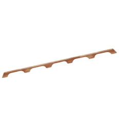 Whitecap Teak Handrail - 5 Loops - 53L