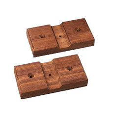 Whitecap Teak Rod Storage Rack Mounting Brackets - Pair