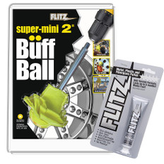 Flitz Buff Ball - Super Mini 2 - Yellow w/1.76oz Tube Flitz Polish
