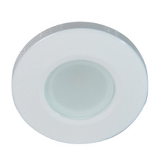 Lumitec Orbit Flush Mount Down Light - Blue Non Dimming, Red Non Dimming & White Dimming w/White Housing