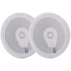 Poly-Planar 6 Titanium Series 3-Way Marine Speakers - (Pair)White