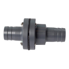 FATSAC 1-1/8 Barbed In-Line Check Valve w/O-Rings f/Auto Ballast System