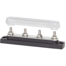 Blue Sea 2307 Common 150A BusBar - (4) 1/4-20 Studs w/Cover