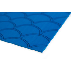 SeaDek 40" x 80" 5mm Sheet Bimini Blue Brushed Fish Scale - 1016mm x 2032mm x 5mm