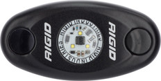 RIGID A-Series LED Light, High Power, Cool White, Black Housing, Single