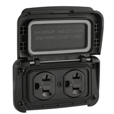 Scanstrut Ventura Series Dual AC Outlet - 125V - 20A