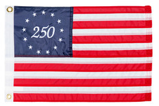 Taylor Made 12in X 18in 250 Years Of Freedom American Flag