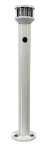 Seaview 36in White Light Post With Ltbled12 Nav Light
