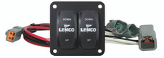Lenco Double Rocker Switch Kit Single Actuator Systems 12vdc & 24vdc