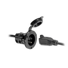 Minn Kota Mkr-21 Ac Power Port Black - Bulk Pack