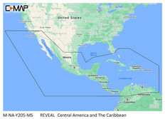 C-map Reveal Coastal Central America Caribbean