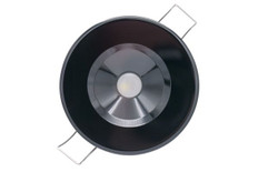 Lumitec Illusion Down Light White Led Non-dimming Black Reflector 10-30v