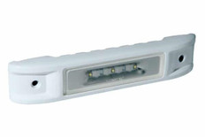 Lumitec Ibiza Utility/engine Room Light 12v White Finish White/blue Ledfts