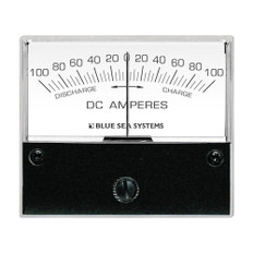 Blue Sea 8253 DC Zero Center Analog Ammeter - 2-3/4" Face, 100-0-100 Amperes DC