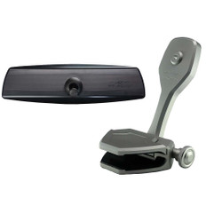 PTM Watersports Mirror/Bracket Kit w/VR-140 PRO Mirror & ZXR-300 (Titanium Grey)