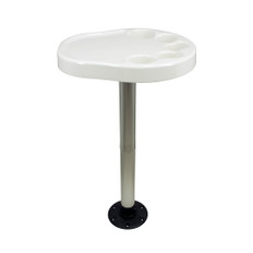 Springfield Party Platter Thread-Lock Surface Mount Table Package - White