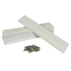 Caliber Marine Slides 3"x15" White *10-Pack