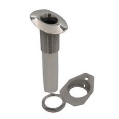 C.E. Smith Screwless Flush Mount Rod Holder - 15 Degree - Black Liner - No Logo