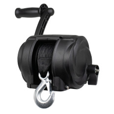 Powerwinch Premier Series Winch 2000lb, 8", Crank Arm - Carbon Black