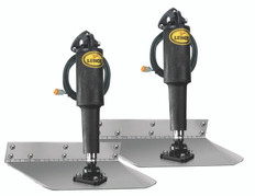 Lenco 12inx30in Standard Mount Trim Tab Kit 12v Requires Switch