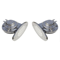 Ongaro Mini Dual Drop-In Horn w/SS Grills High & Low Pitch