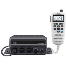 Icom M510BB GW 21 Black Box VHF w/White Command Mic & 3 Command Mic Ports